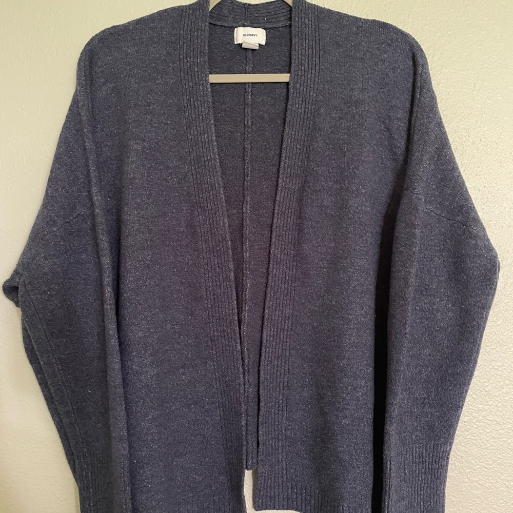 Old Navy Blue Open Front Cardigan